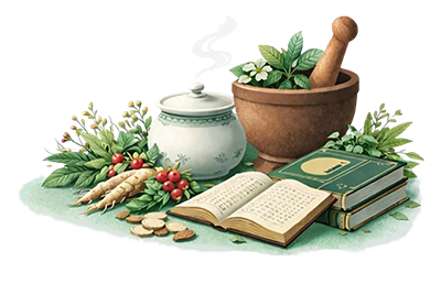 中医药主题插画