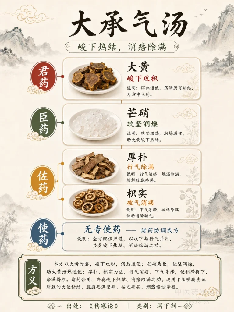 大承气汤 君臣佐使图
