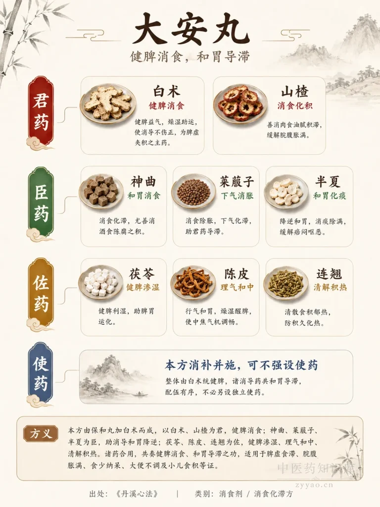大安丸 君臣佐使图