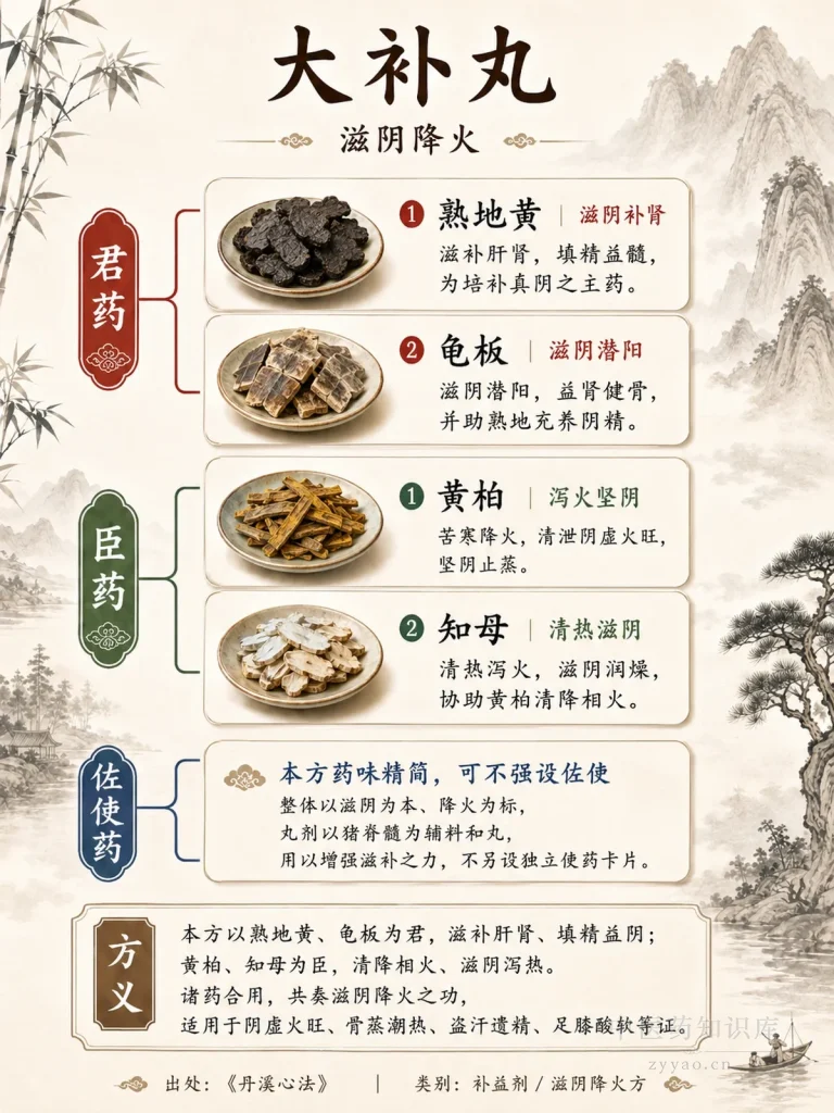 大补丸 君臣佐使图